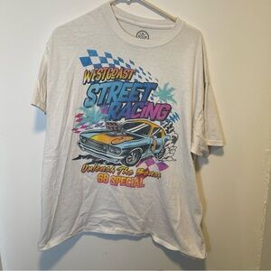 DOM Men’s White‎ Graphic T-Shirt Size XL